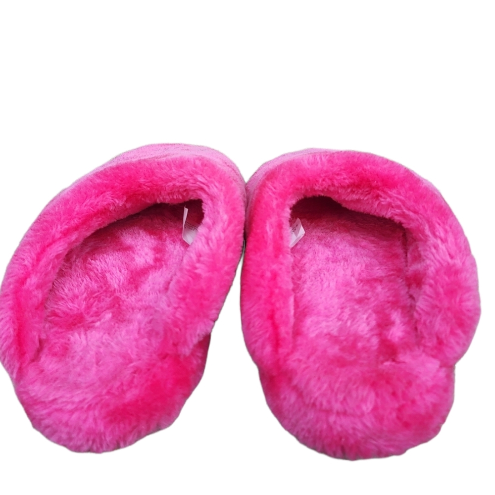Pink Slipper | Furry Shoes for Women Size L 9-10 - Picture 5 of 9